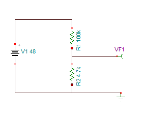 Voltage divider circuit